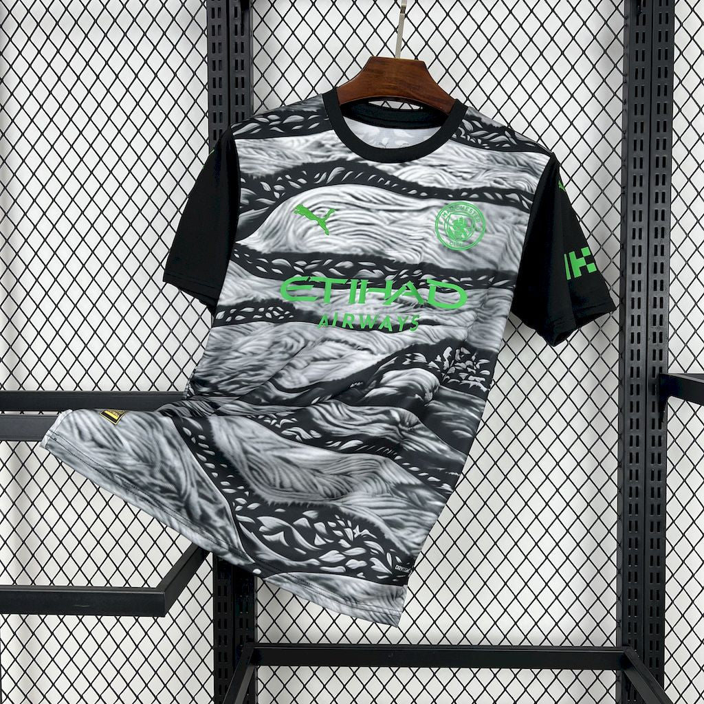 Camisola Manchester City FC 2025/2026 - Black & Green Special Edition