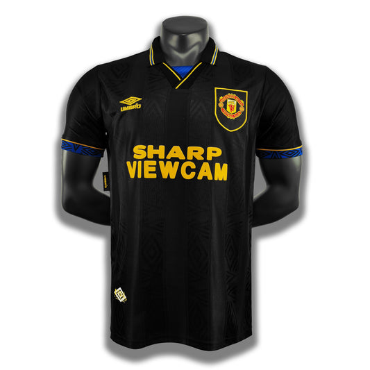Camisola Retro Manchester United 1993/1994 - Alternativo Preto