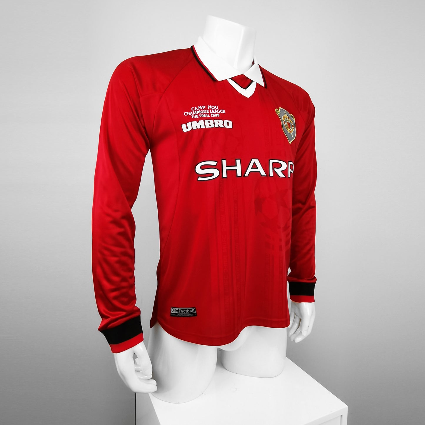 Camisola Comprida Retro Manchester United 1999/2000 - Principal