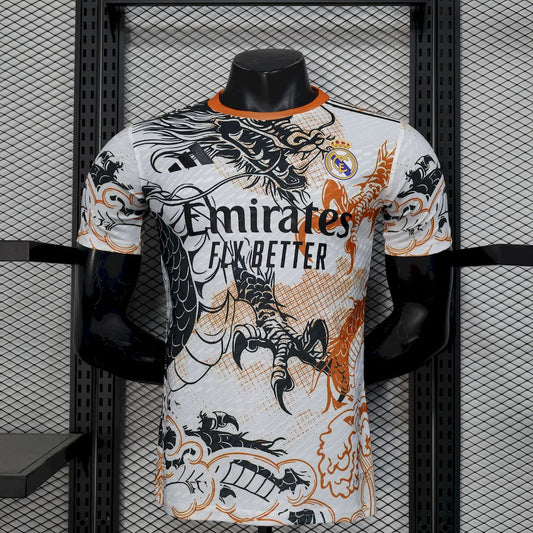 Camisola Real Madrid 2025/2026 - White & Black Edição Especial
