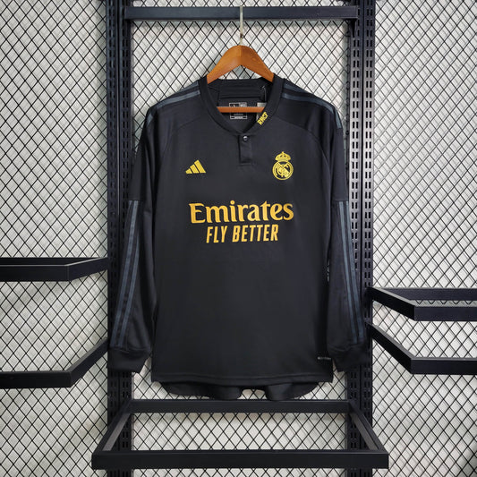 Camisola Comprida Retro Real Madrid 2023/2024 - 3.º Equipamento