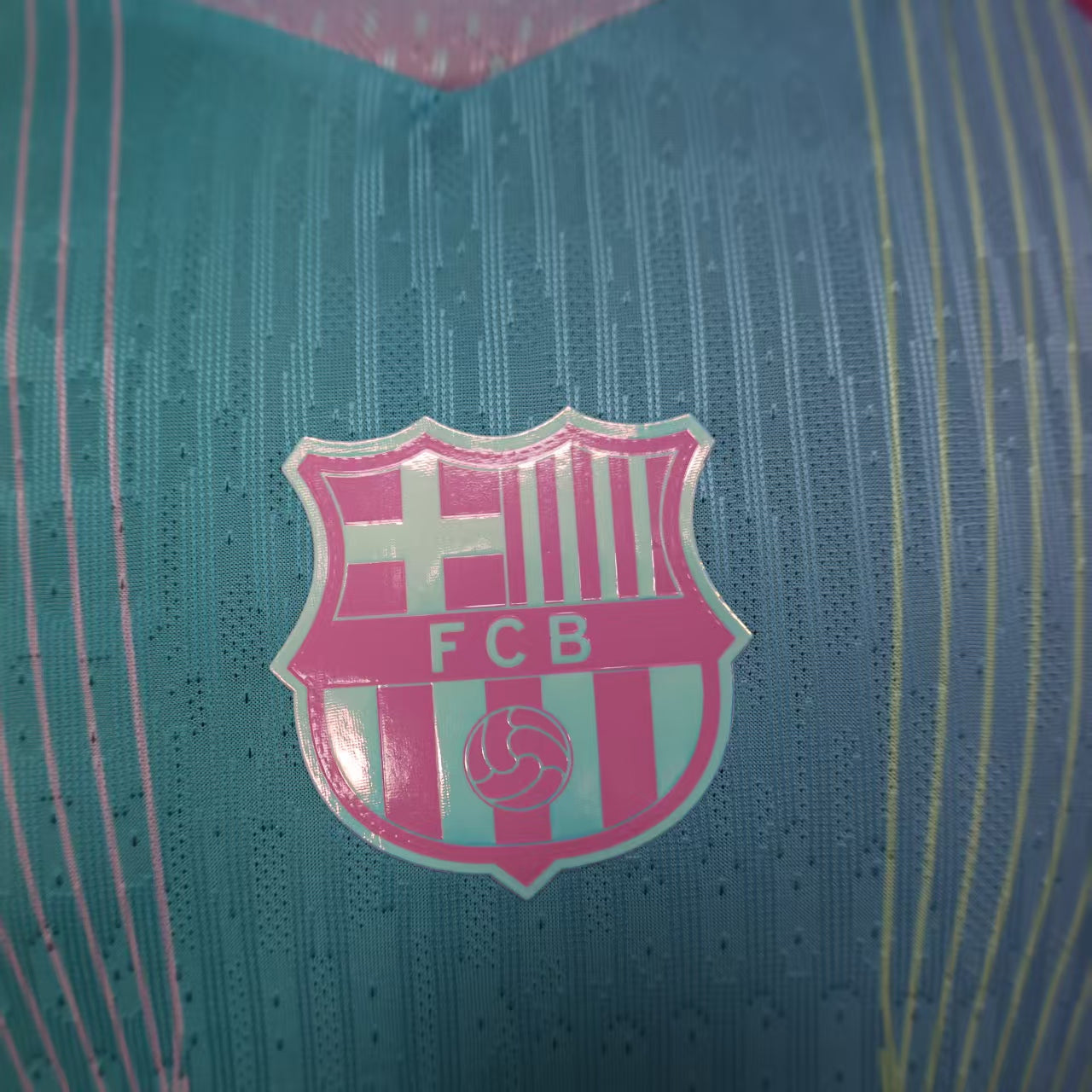 Camisola Barcelona 2025/2026 - Turquesa Edição Especial