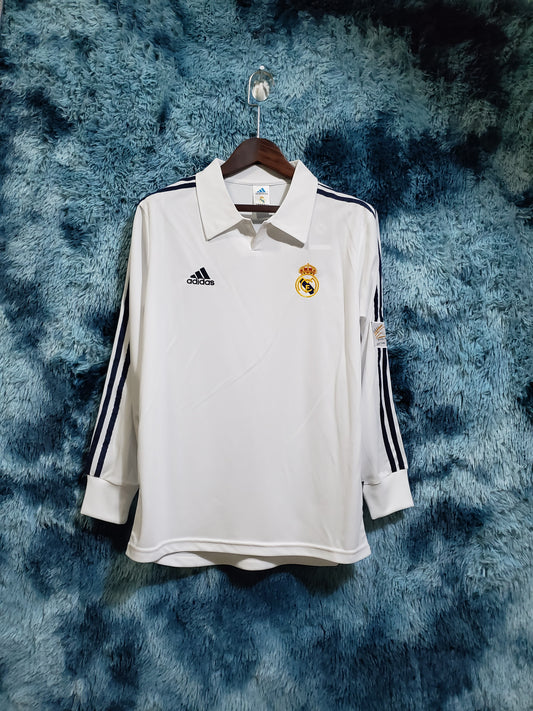 Camisola Comprida Retro Real Madrid 2002/2003 - Principal