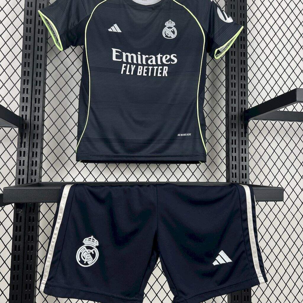 Conjunto Infantil Real Madrid 2025/2026 - Alternativo