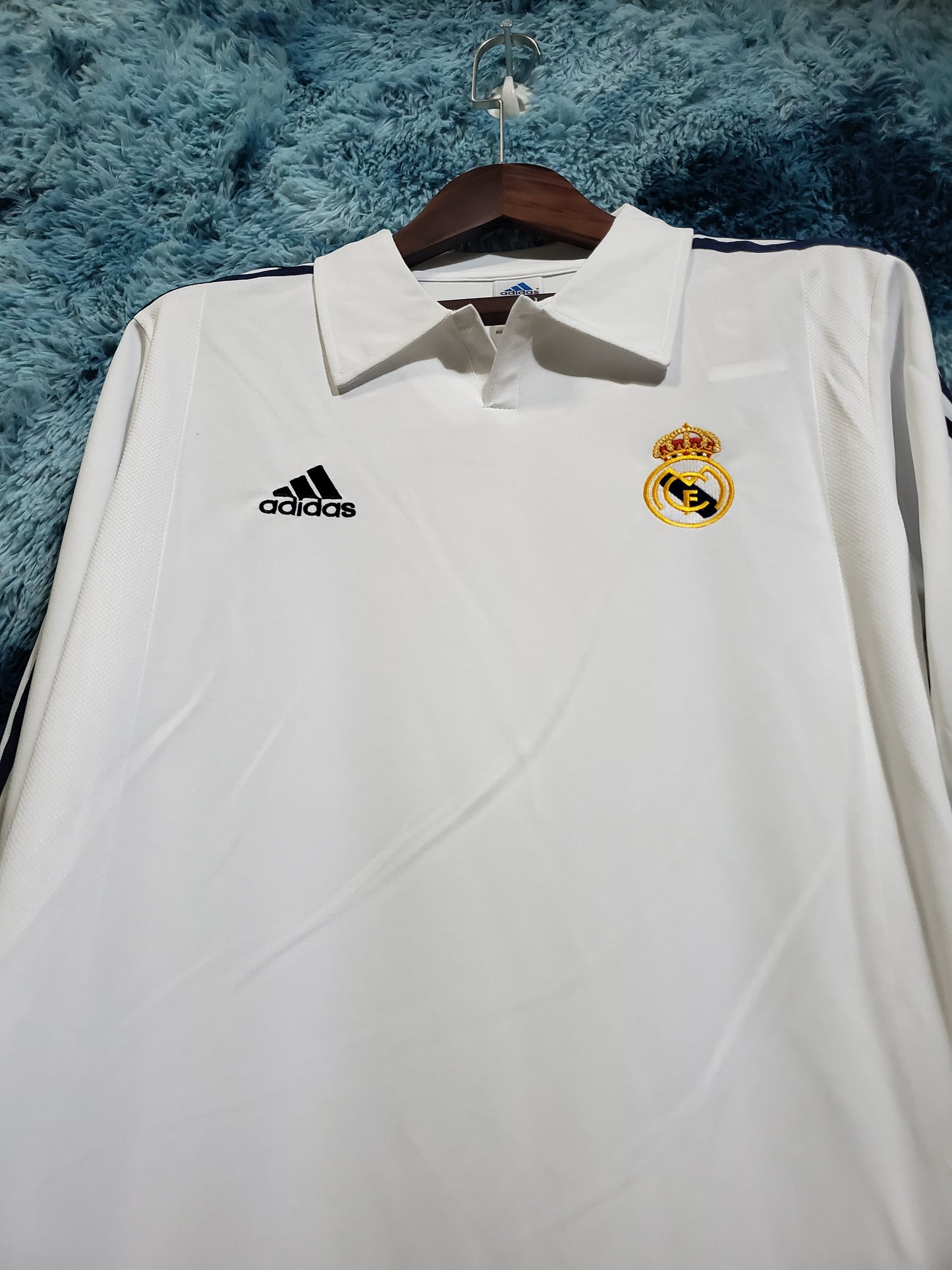 Camisola Comprida Retro Real Madrid 2002/2003 - Principal