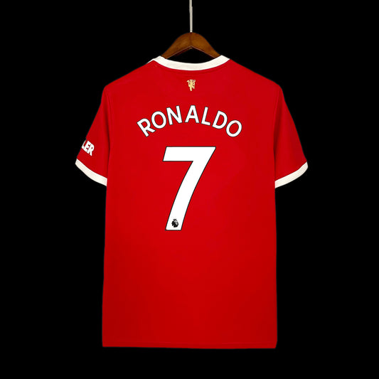 Camisola Cristiano Ronaldo 7 Retro Manchester United 2021/2022 - Principal