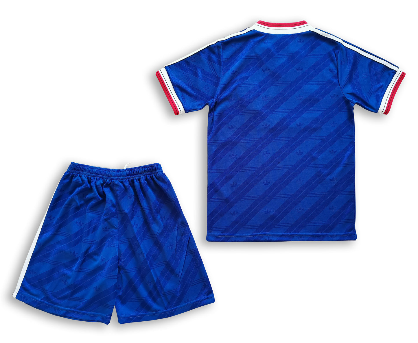 Conjunto Infantil Retro Manchester United 1986/1987 - 3.º Equipamento