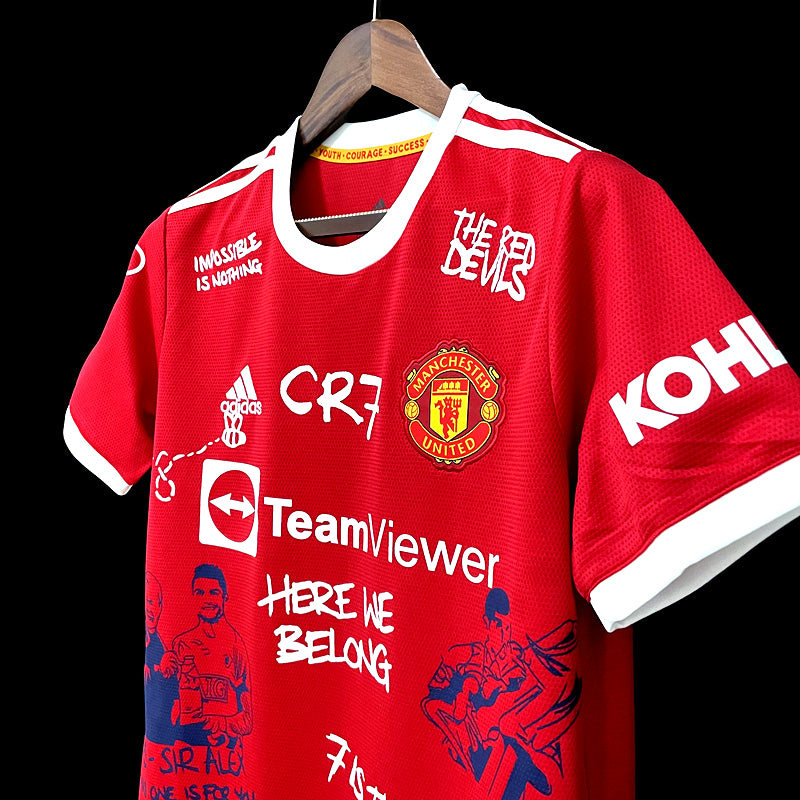Camisola Cristiano Ronaldo 7 Retro Manchester United 2021/2022 - Principal Special Edition