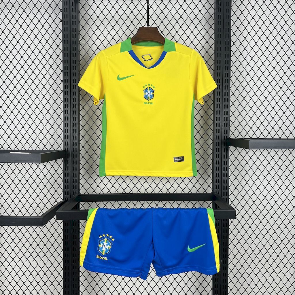 Conjunto Infantil Brazil 2025/2026 - Principal