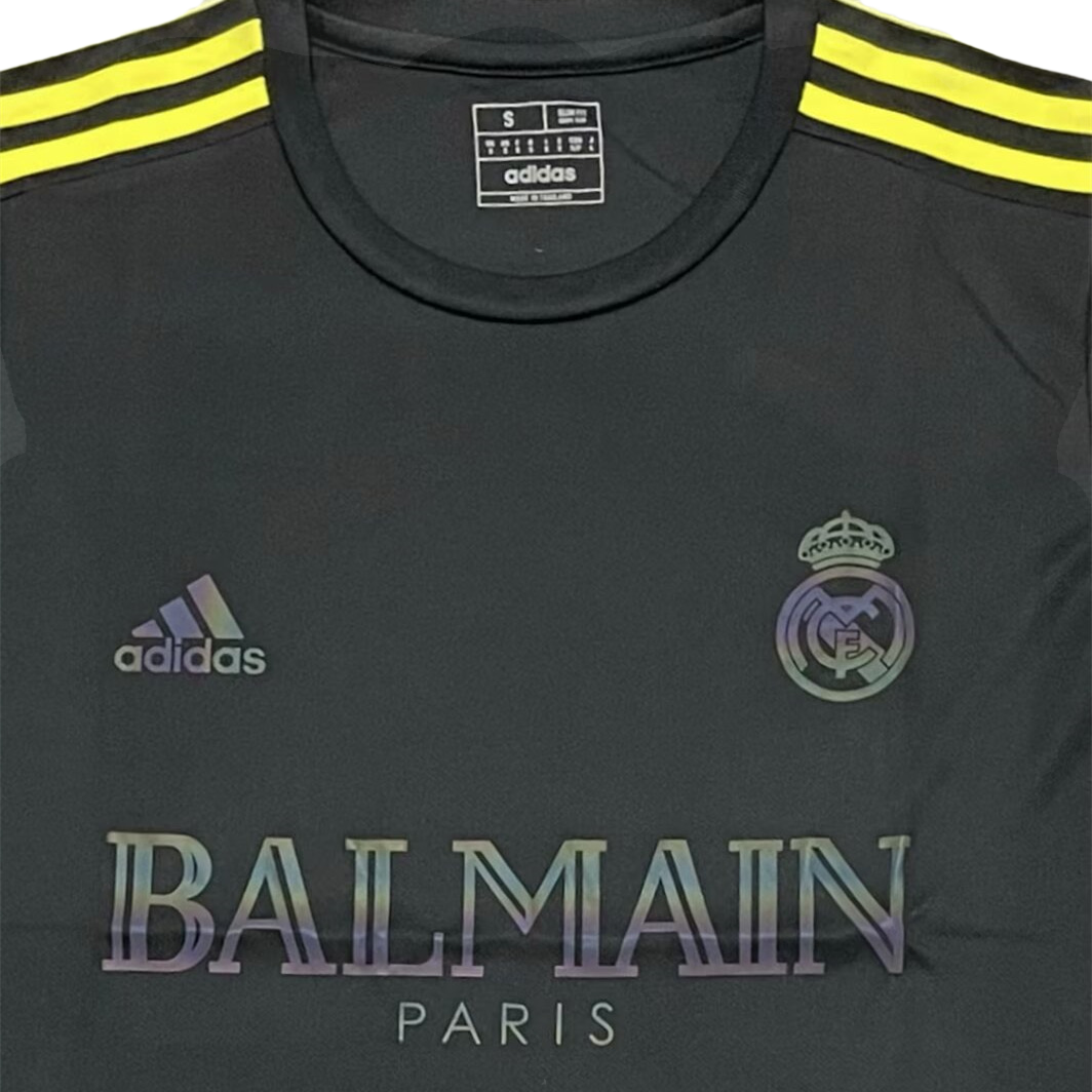 Camisola Real Madrid 2024/2025 - Black Edição Especial Balmain