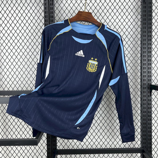 Camisola Comprida Nacional Retro Argentina 2006/2007 - Alternativo