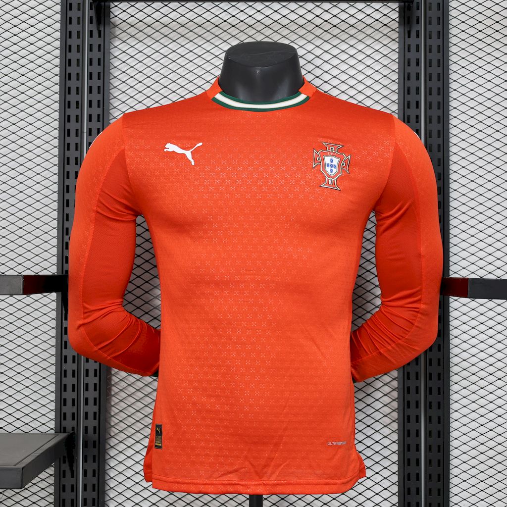 Camisola Comprida Nacional Retro Portugal 2025/2026 - Principal