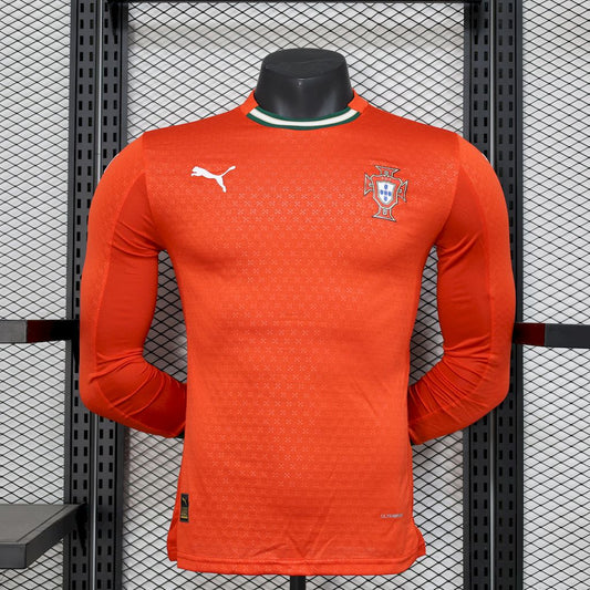 Camisola Comprida Nacional Retro Portugal 2025/2026 - Principal