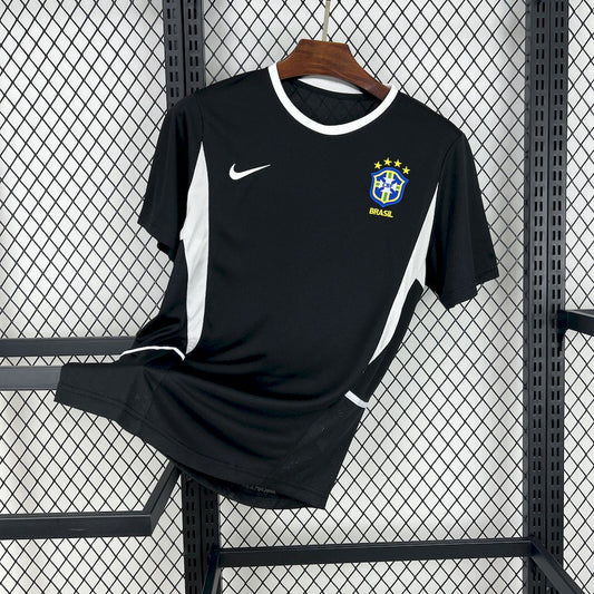 Camisola Nacional Retro Brazil 2002/2003 - Black Goalkeeper