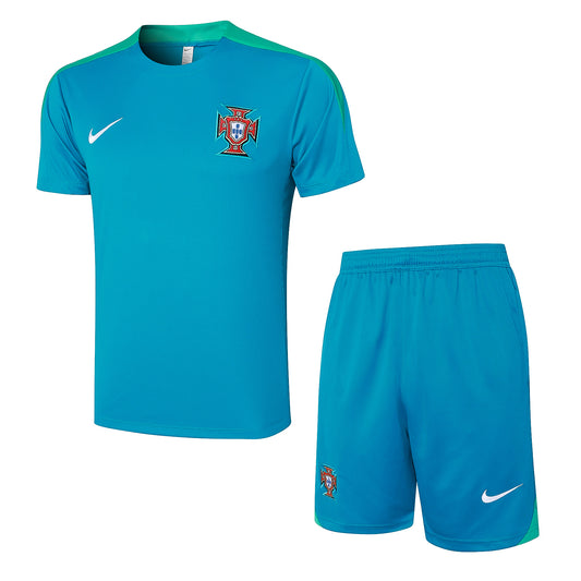 Camisola Nacional Portugal 2024/2025 - Pré-Jogo/Treino Guarda-Redes Turquesa