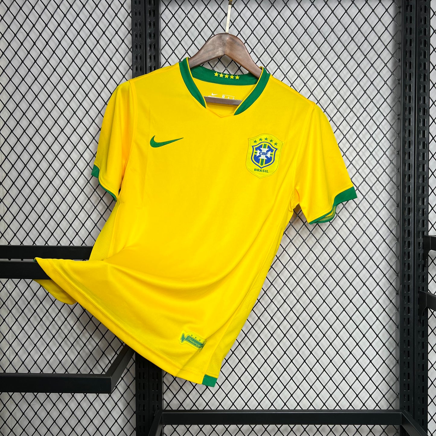 Camisola Nacional Retro Brazil 2006/2007 - Principal
