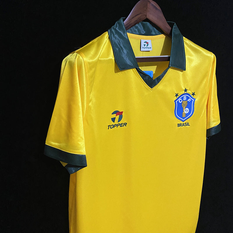 Camisola Nacional Retro Brazil 1985/1986 - Principal