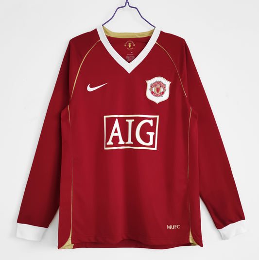 Camisola Comprida Retro Manchester United 2006/2007 - Principal