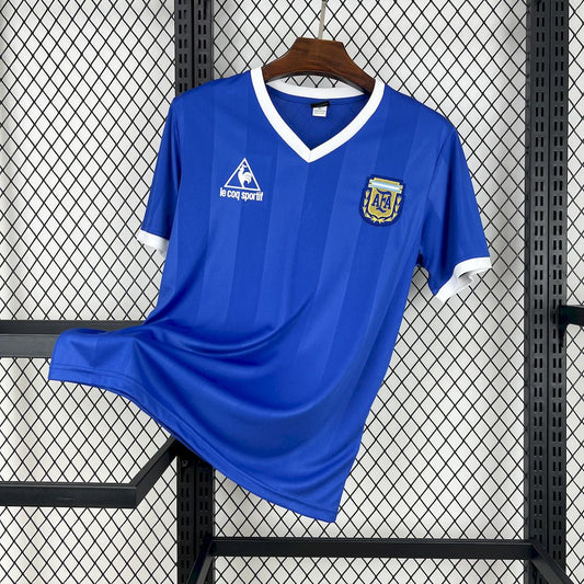 Camisola Nacional Retro Argentina 1986/1987 - Alternativo