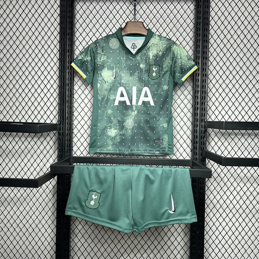 Conjunto Infantil Tottenham Hotspur FC 2024/2025 - 3.º Equipamento
