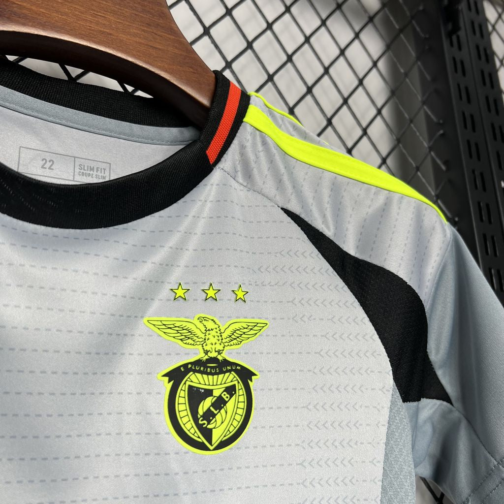 Conjunto Infantil SL Benfica 2024/2025 - 3º Equipamento