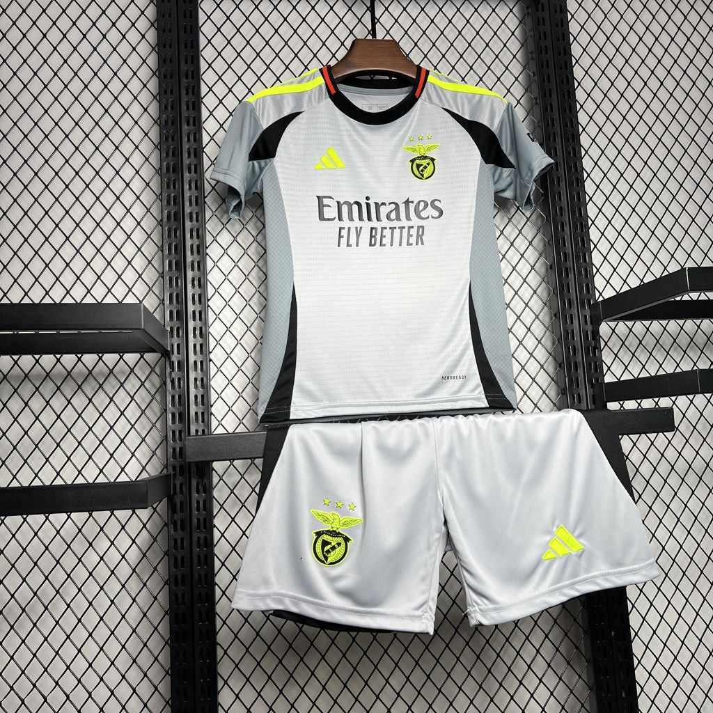 Conjunto Infantil SL Benfica 2024/2025 - 3º Equipamento