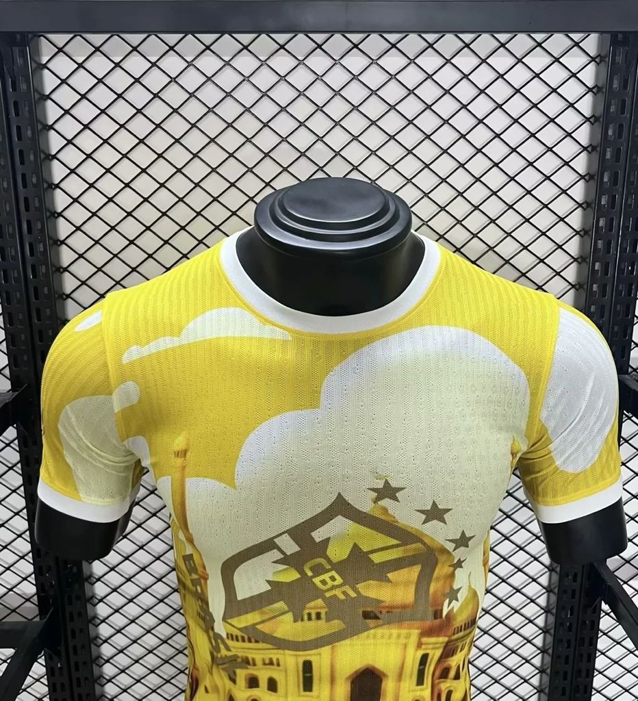 Camisola Nacional Retro Brazil 2025/2026 - Yellow Special Edition