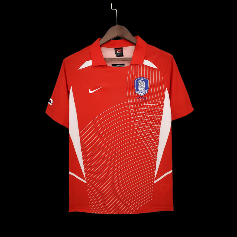 Camisola Nacional Retro Korea 2002/2003 - Principal Red Polo