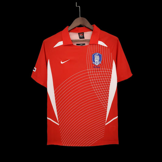 Camisola Nacional Retro Korea 2002/2003 - Principal Red Polo