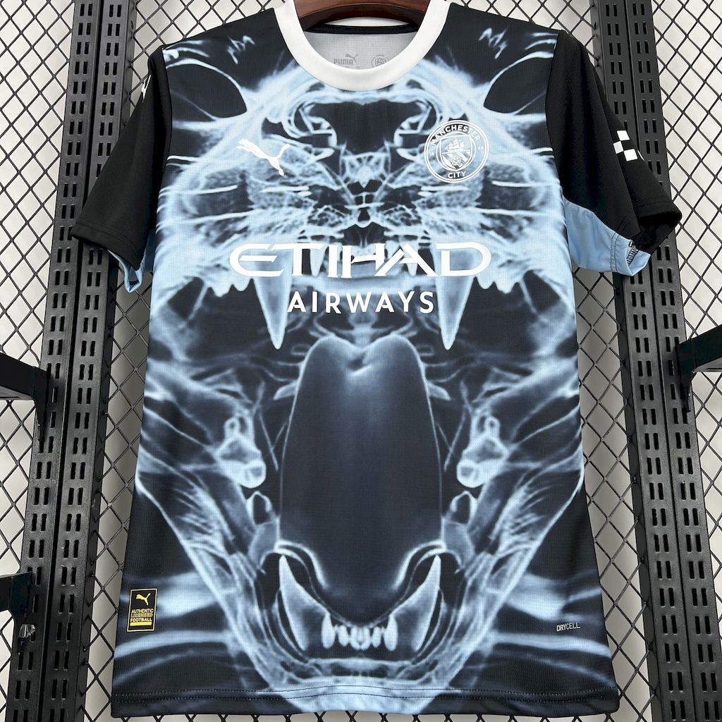 Camisola Manchester City FC 2025/2026 - Black & Blue Special Edition