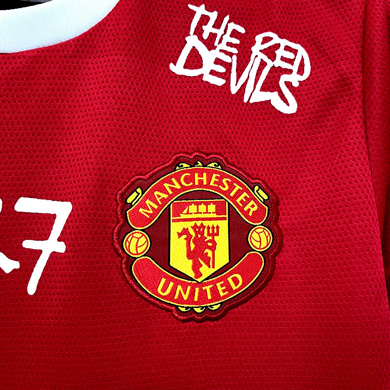 Camisola Cristiano Ronaldo 7 Retro Manchester United 2021/2022 - Principal Special Edition