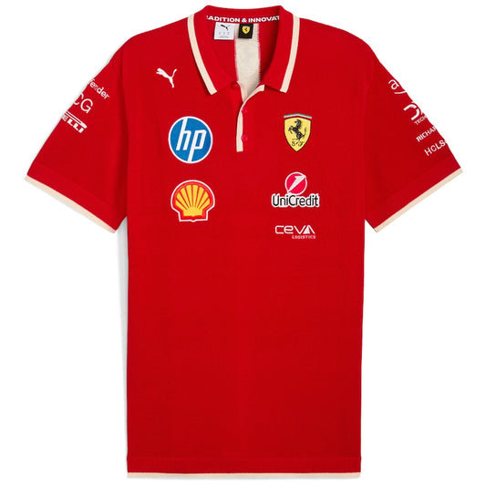 Polo Formula 1 Ferrari 2025 - Vermelho F1