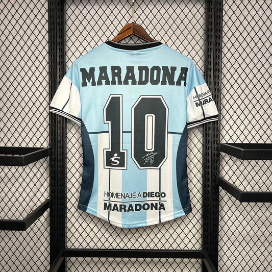 Camisola Nacional Retro Argentina 2001/2002 - Diego Maradona 10 Testimonial Special Edition