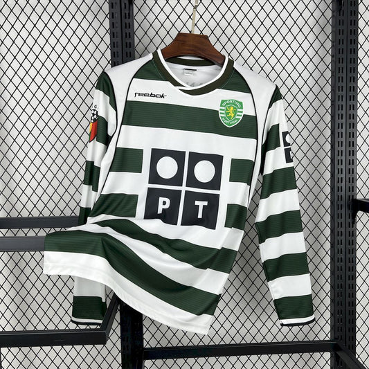 Camisola Comprida Retro Sporting CP 2001/2002 - Principal