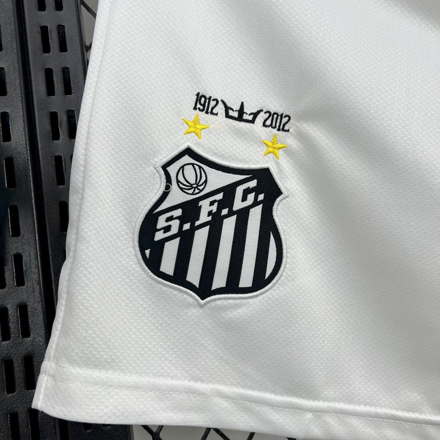 Shorts Brancos Retro Santos FC 2011/2012 - Principal