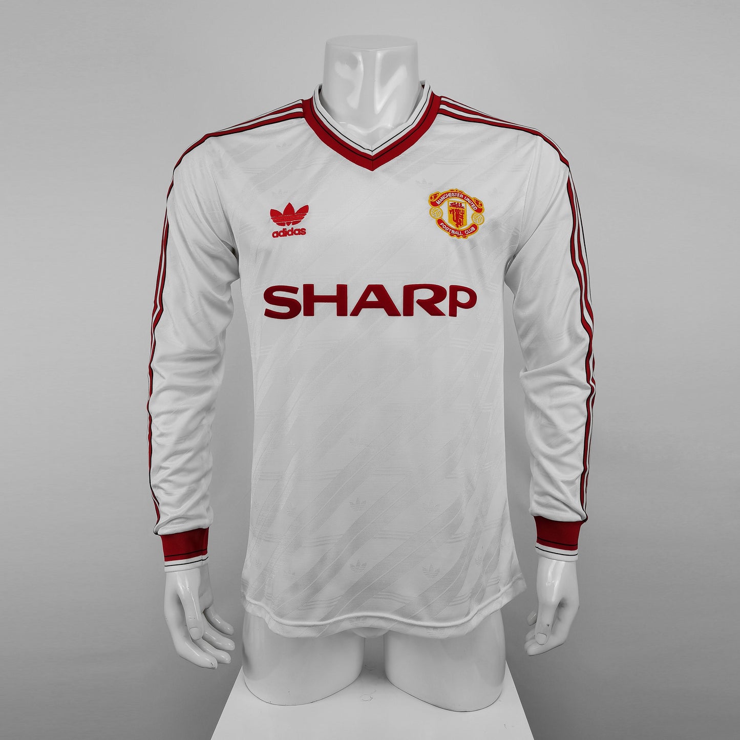 Camisola Comprida Retro Manchester United 1986/1987 - Alternativo