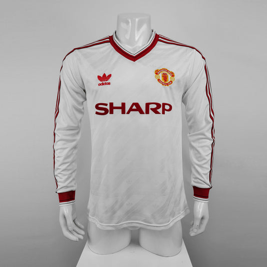 Camisola Comprida Retro Manchester United 1986/1987 - Alternativo