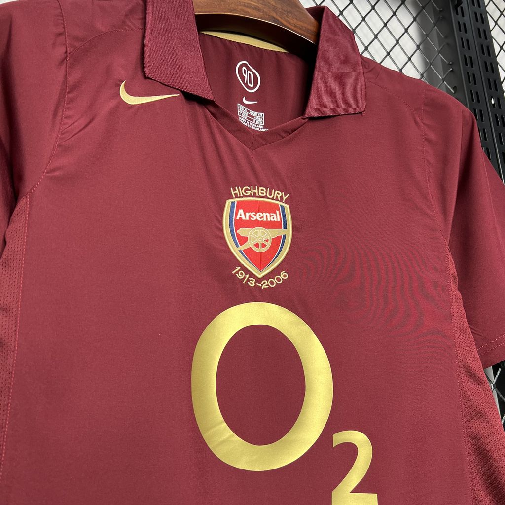Camisola Retro Arsenal 2005/2006 - Principal