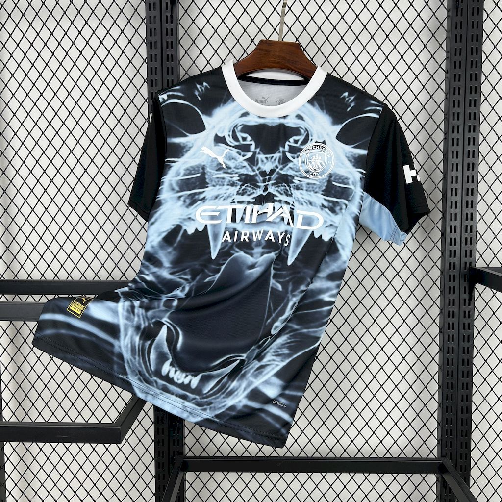 Camisola Manchester City FC 2025/2026 - Black & Blue Special Edition
