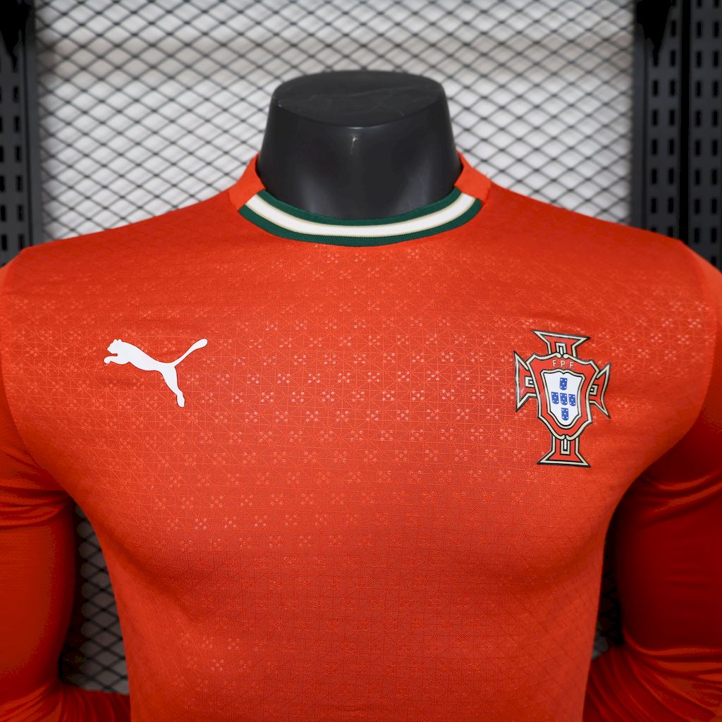 Camisola Comprida Nacional Retro Portugal 2025/2026 - Principal
