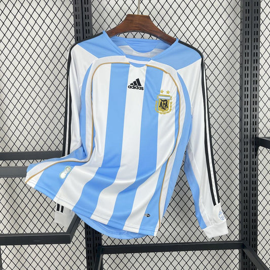 Camisola Comprida Nacional Retro Argentina 2006/2007 - Principal