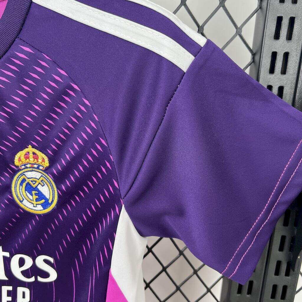 Conjunto Infantil Real Madrid 2025/2026 - Goalkeeper Purple