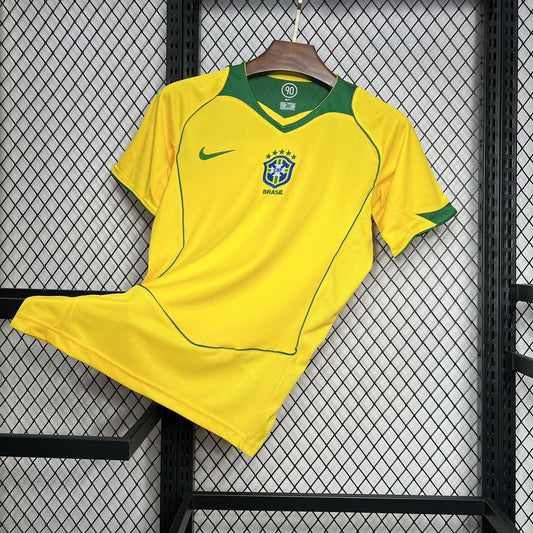 Camisola Nacional Retro Brazil 2004/2005 - Principal