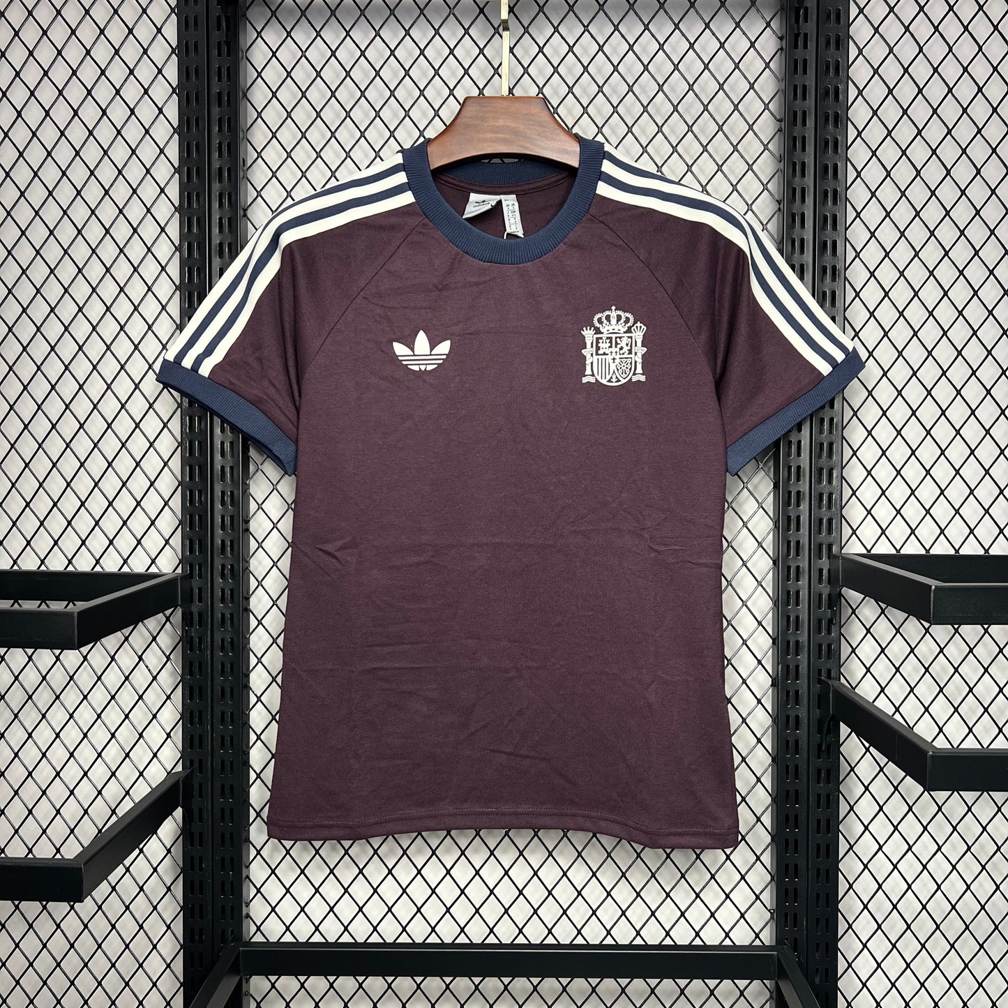 Camisola Spain 2024/2025 - Black Retro Style Euro