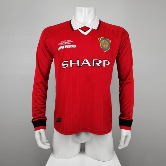 Camisola Comprida Retro Manchester United 1999/2000 - Principal