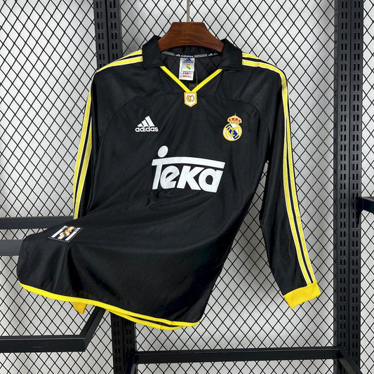 Camisola Comprida Retro Real Madrid 1999/2001 - Alternativo