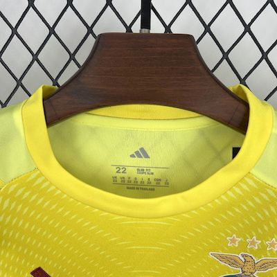 Conjunto Infantil SL Benfica 2025/2026 - Yellow Goalkeeper