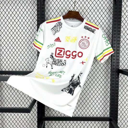 Camisola Ajax 2025/2026 - White Special Edition Bob Marley