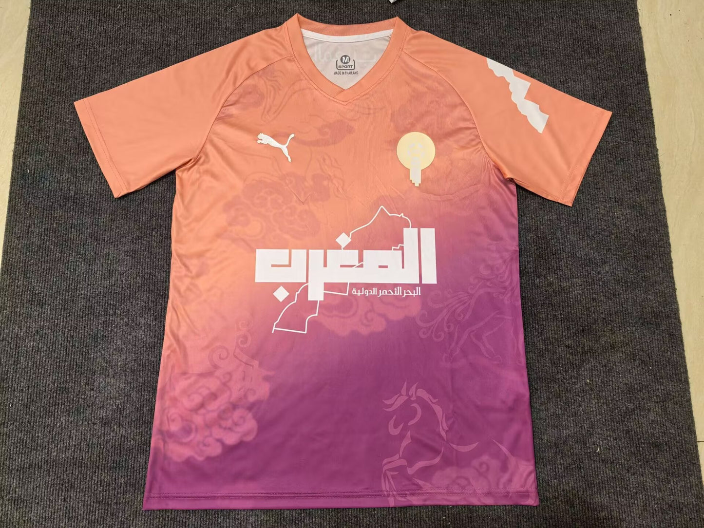 Camisola Nacional Morocco 2025/2026 - Orange & Pink Special Edition