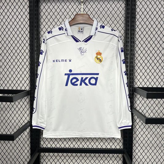 Camisola Comprida Retro Real Madrid 1994/1995 - Principal